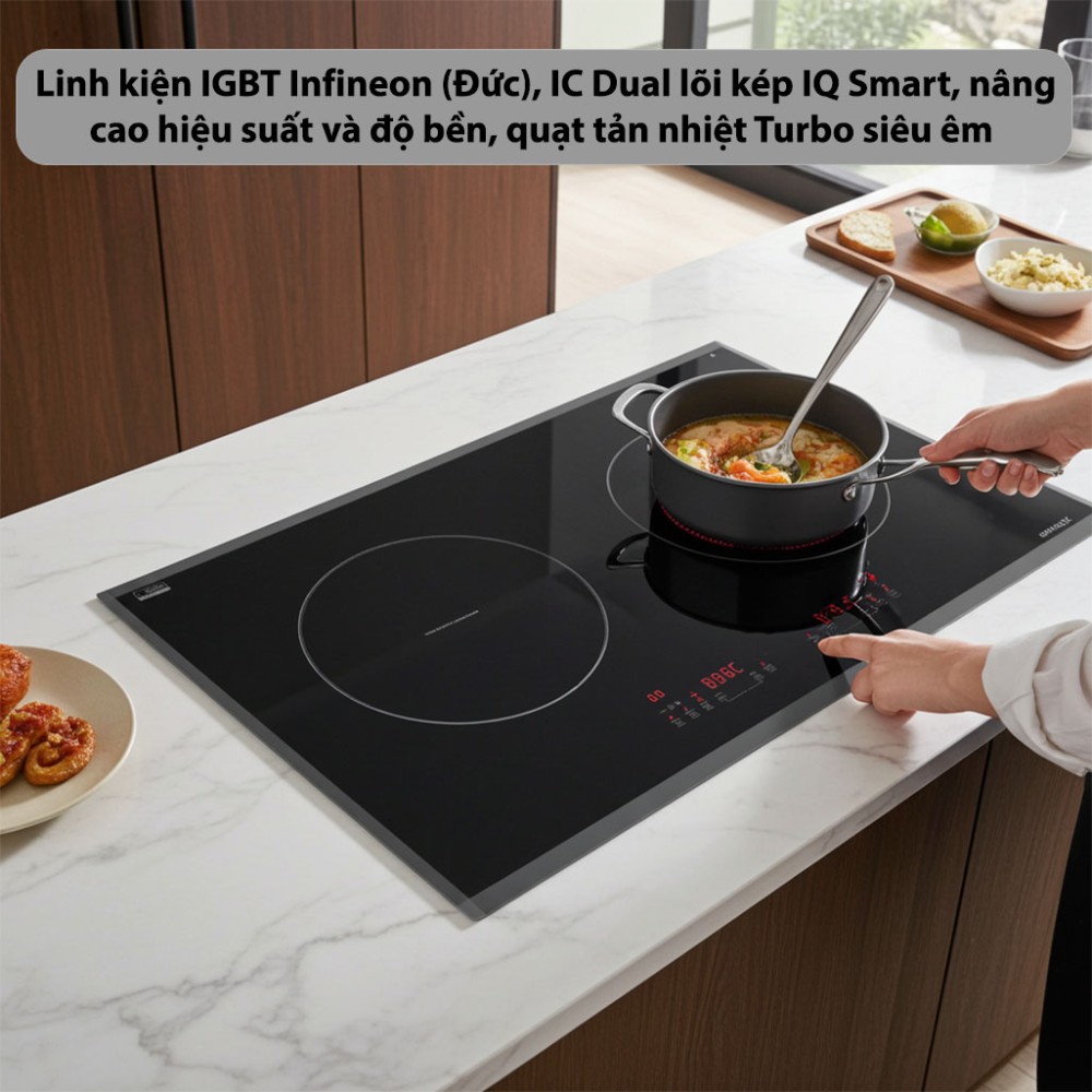 Bếp từ đôi GrandX GX-IP669SE - Hàng chính hãng