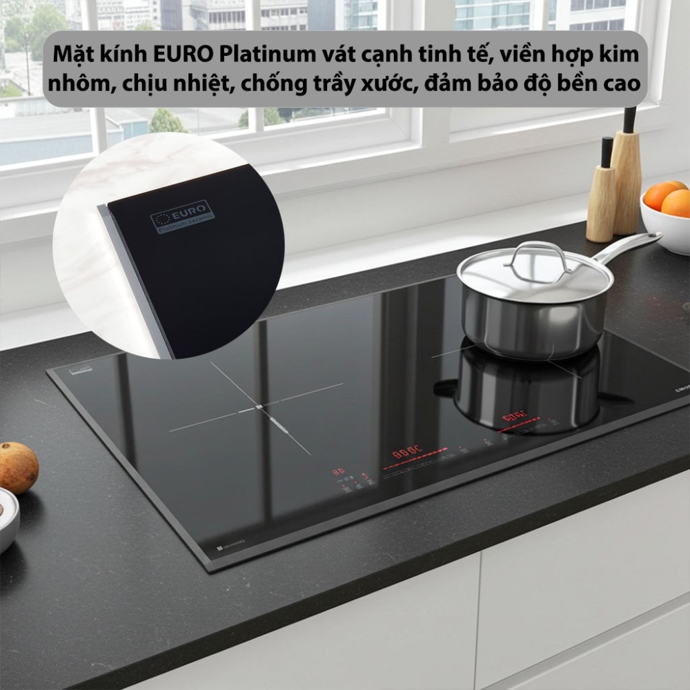 Bếp từ đôi GrandX GX-IP676SE - Hàng chính hãng