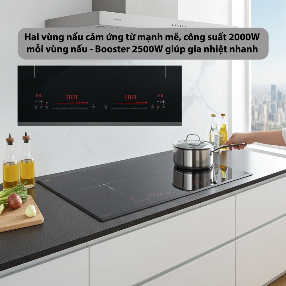 Bếp từ đôi GrandX GX-IP676SE - Hàng chính hãng