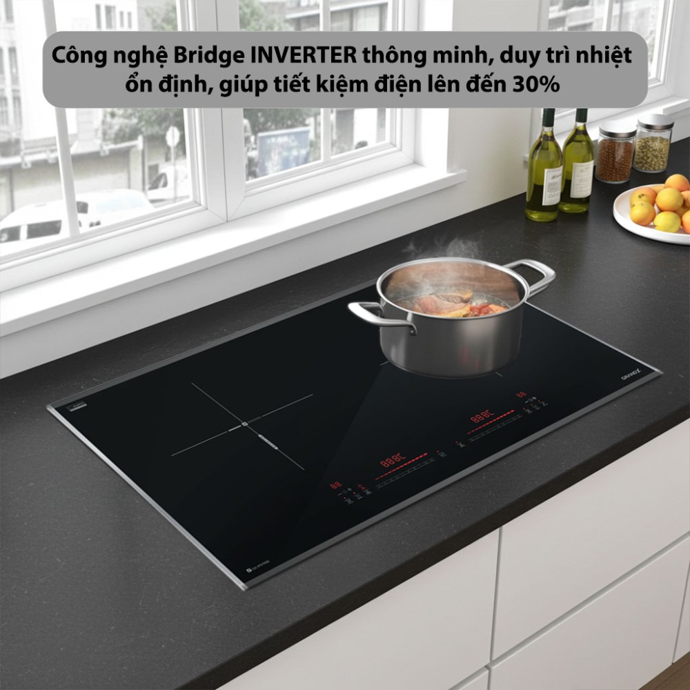Bếp từ đôi GrandX GX-IP676SE - Hàng chính hãng
