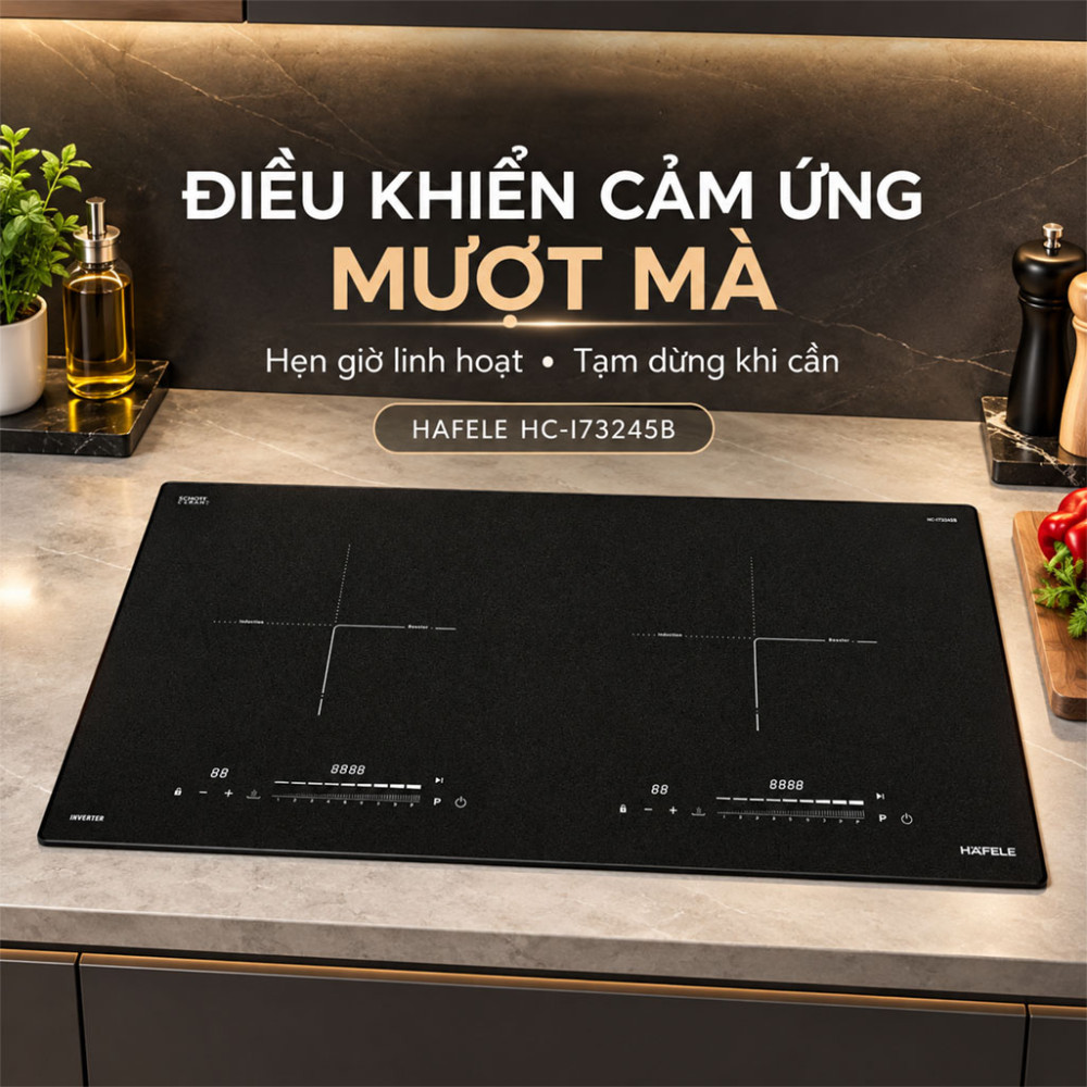 Bếp từ đôi âm Hafele HC-I73245B (536.61.727) - Hàng chính hãng