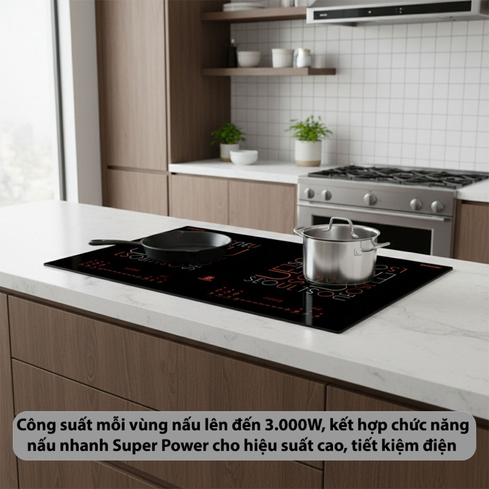 Bếp từ đôi Inverter Hawonkoo CEH-286 - Hàng chính hãng