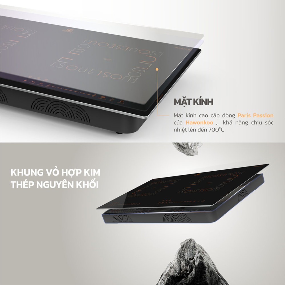Bếp từ đôi Inverter Hawonkoo CEH-288 - Hàng chính hãng