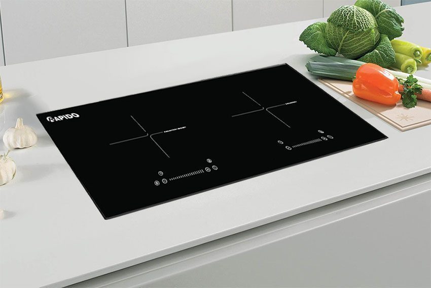 Bếp từ đôi Rapido RI4000VD  có thiết kế lắp âm bàn bếp