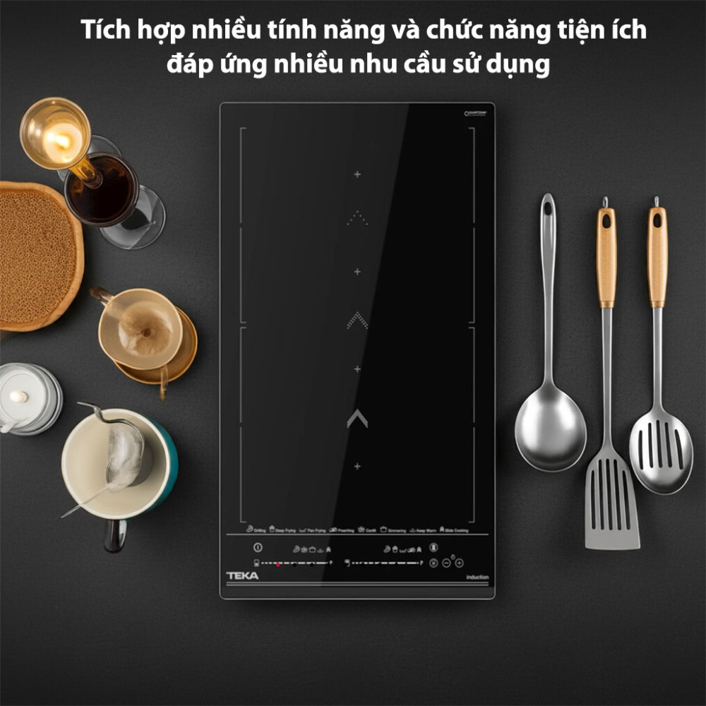 Bếp từ đôi Teka IZS-34700-MST-BK được tích hợp nhiều tính năng tiện ích và an toàn