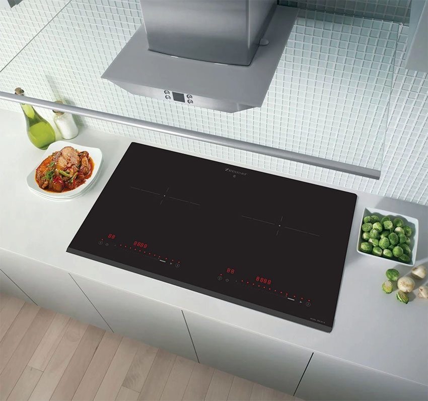 Bếp từ đôi Zemmer IZM 201 B có thiết kế lắp âm bàn bếp