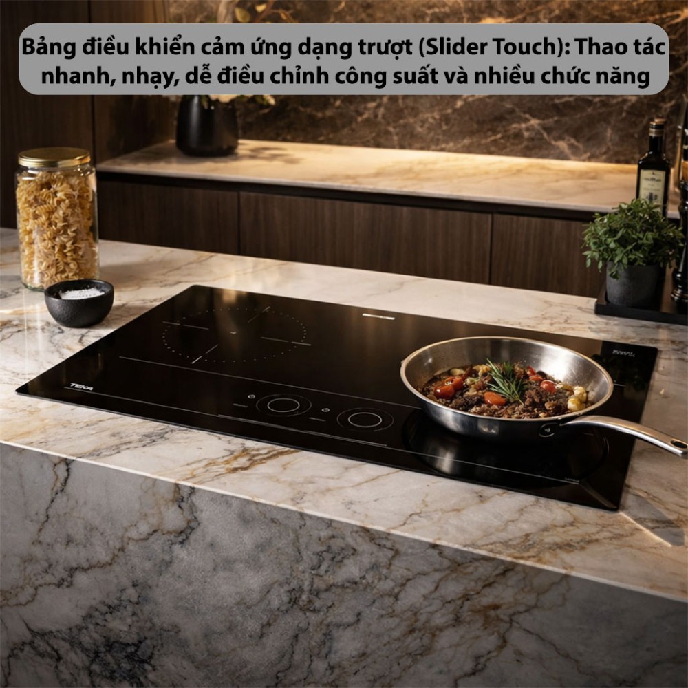 Bếp từ đôi lắp âm Teka IBC-73220-SCG-BK - Hàng chính hãng