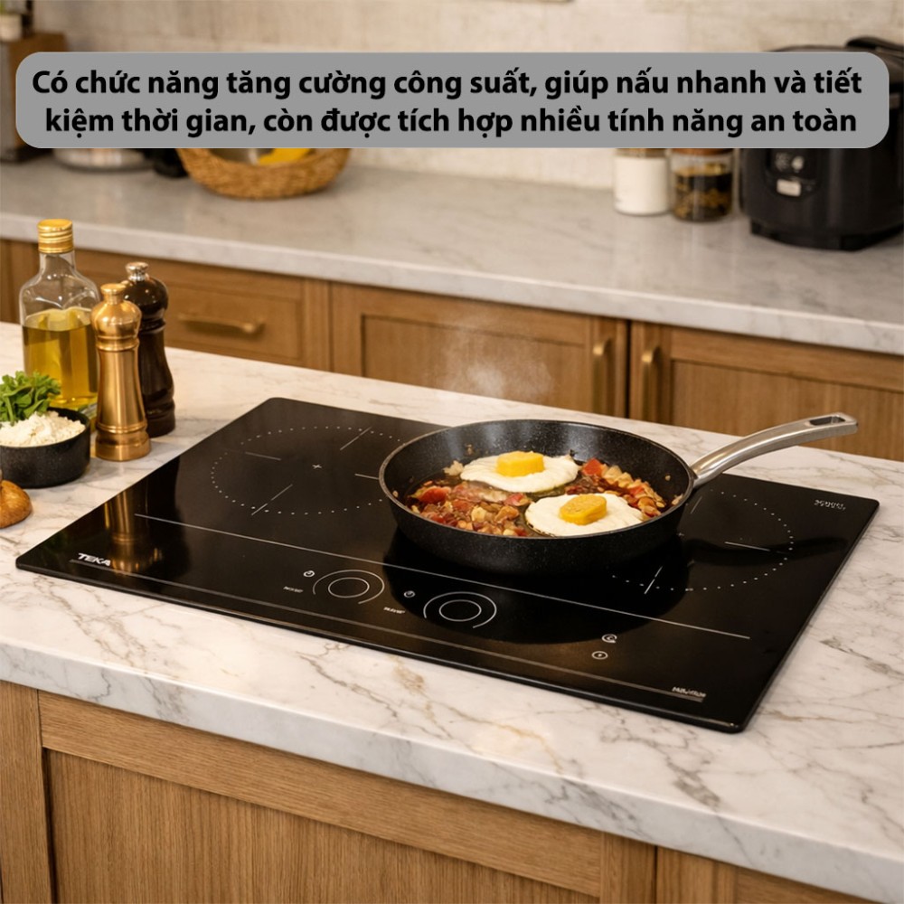 Bếp từ đôi lắp âm Teka IBC-73220-SCG-BK - Hàng chính hãng