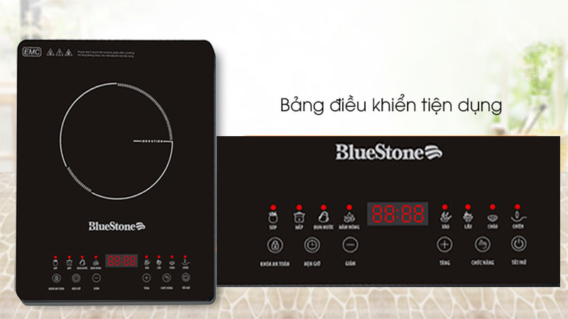 Bảng điều khiển của Bếp từ đơn BlueStone ICB-6727