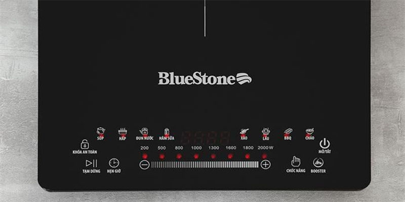 Bảng điều khiển của Bếp từ đơn BlueStone ICB-6731