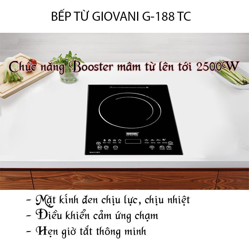 Chi tiết của Bếp từ đơn Giovani G-188 TC