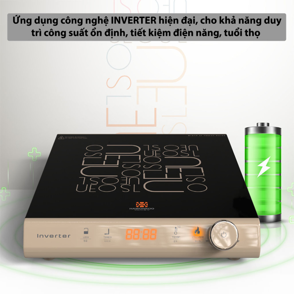 Bếp từ đơn Hawonkoo SEOUL-CEH-108-INVERTER - Hàng chính hãng