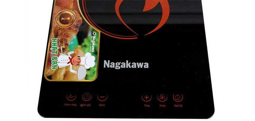 Bảng điều khiển của bếp từ đơn Nagakawa NAG0704