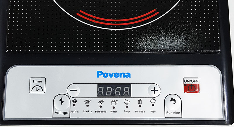 Bảng điều khiển của Bếp từ Povena PVN-21