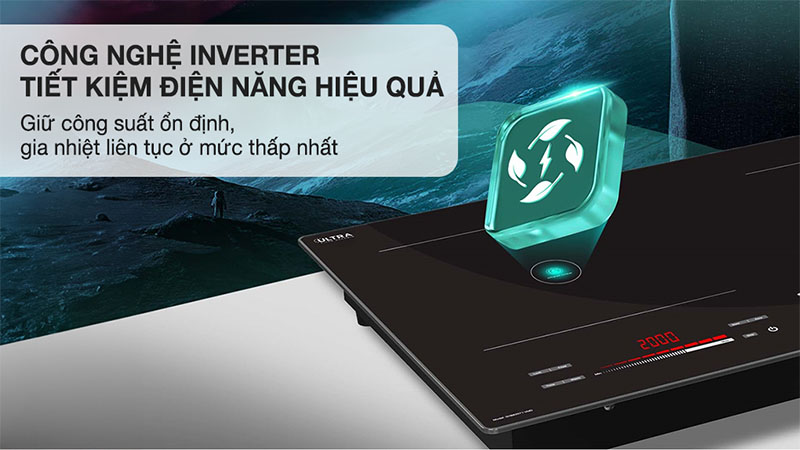 Công nghệ Inverter của Bếp từ hồng ngoại lắp âm Inverter Sunhouse SHB82071-VMD