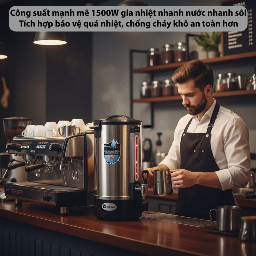 Bình đun nước nóng Unibar UBS-8X 8L - Hàng chính hãng
