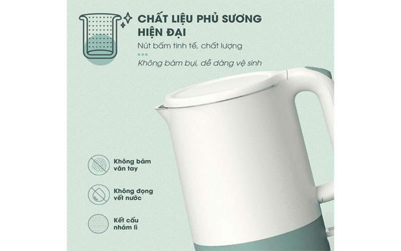 Chất liệu của Bình đun nước siêu tốc Bear ZDH-Q17B1