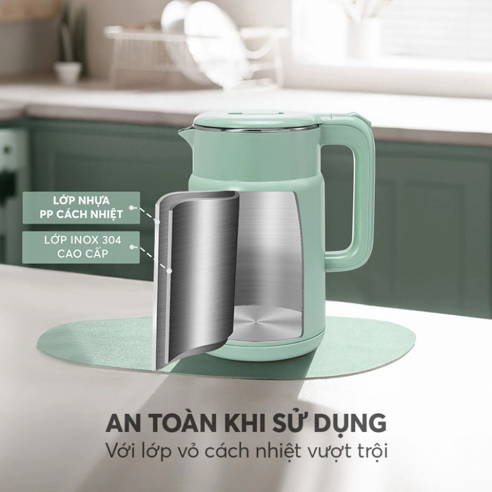 Ấm đun siêu tốc 1.7L Elmich KEE9149 - Hàng chính hãng