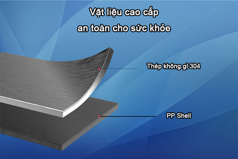 Chất liệu cấu tạo cao cấp, an toàn cho sức khỏe