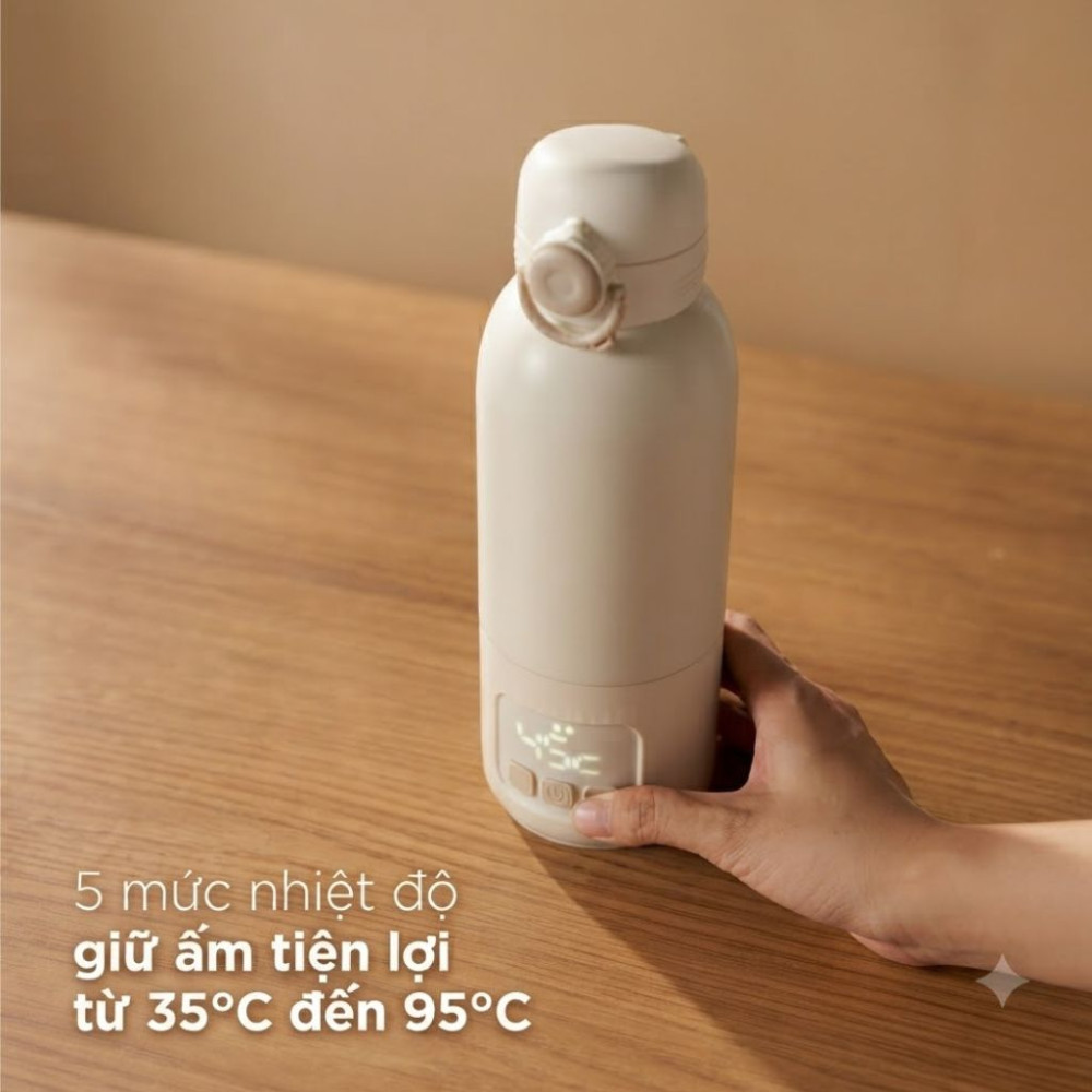 Bình đun và hâm nước pha sữa Fatz Baby Mini Smart 20 Plus FB3830BN - Hàng chính hãng