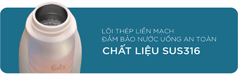 Chất liệu của Bình đun và hâm nước pha sữa cầm tay Smart 3 Fatzbaby FB3621FD