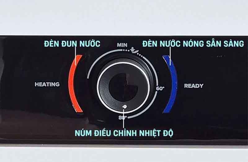 Điều khiển nhiệt độ nước bằng núm xoay