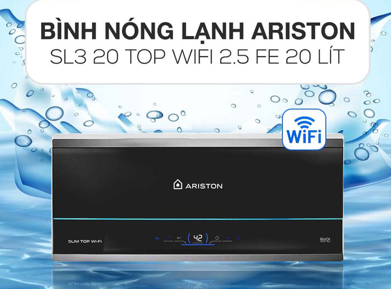 Bình nóng lạnh Ariston Slim3 SL3 20 TOP WIFI