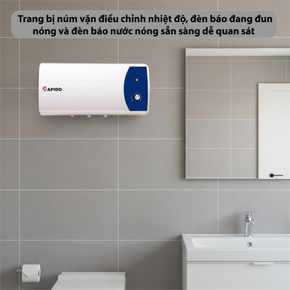 Bình nước nóng Rapido Jolly 20L ( AG+) - Hàng chính hãng