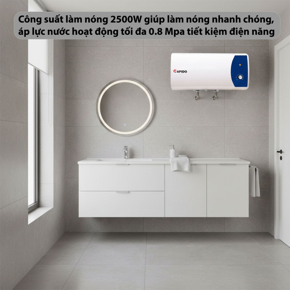 Bình nước nóng Rapido Jolly 20L ( AG+) - Hàng chính hãng