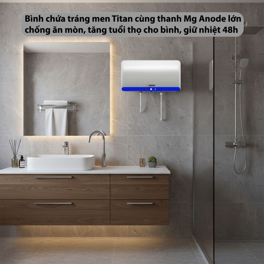 Bình nước nóng Rapido Obel RON-20AD - Hàng chính hãng
