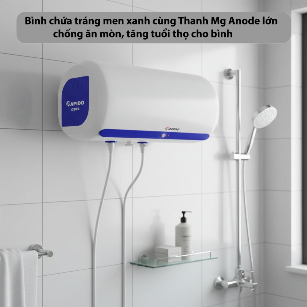 Bình nước nóng Rapido Obel RON-E15L - Hàng chính hãng