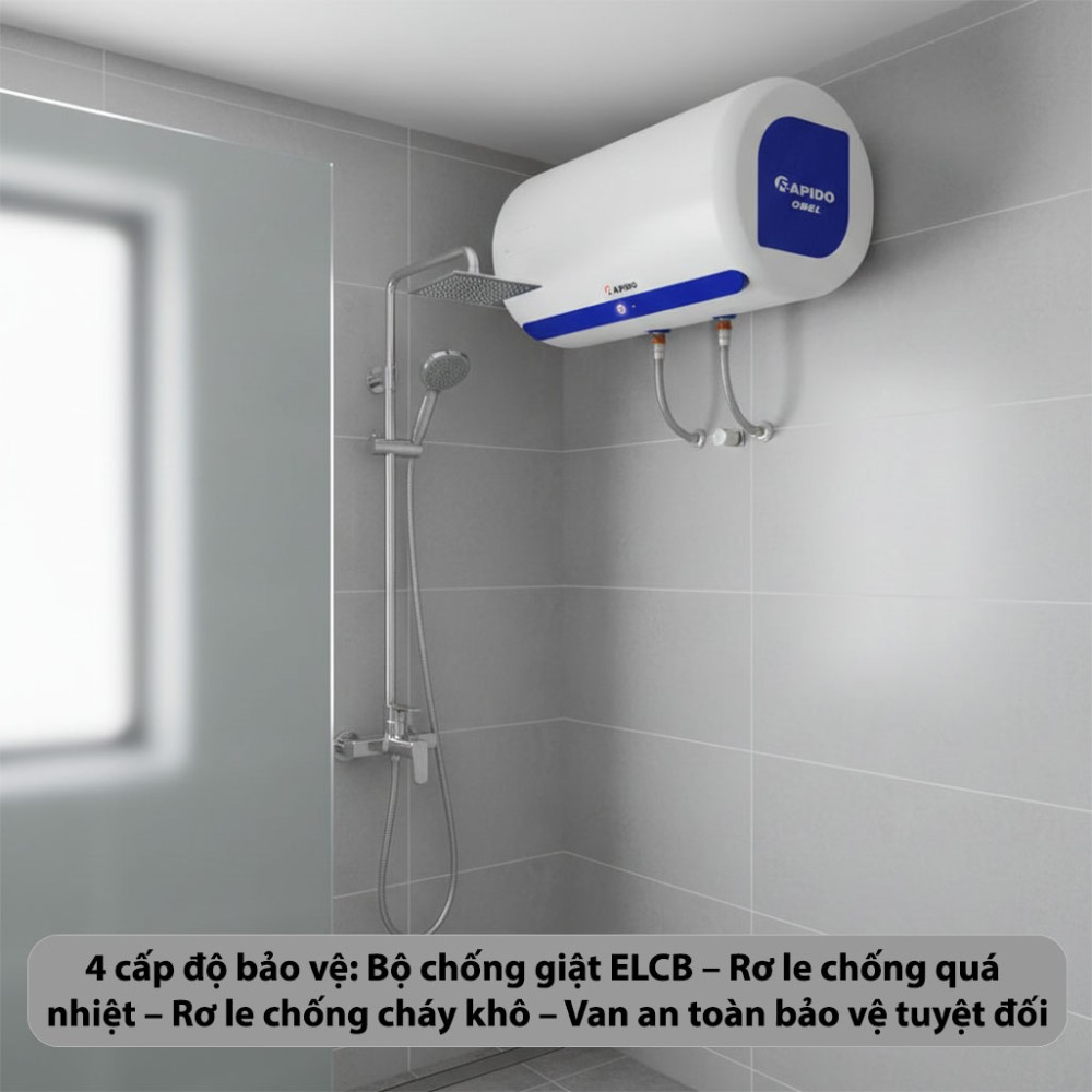 Bình nước nóng Rapido Obel RON-E15L - Hàng chính hãng