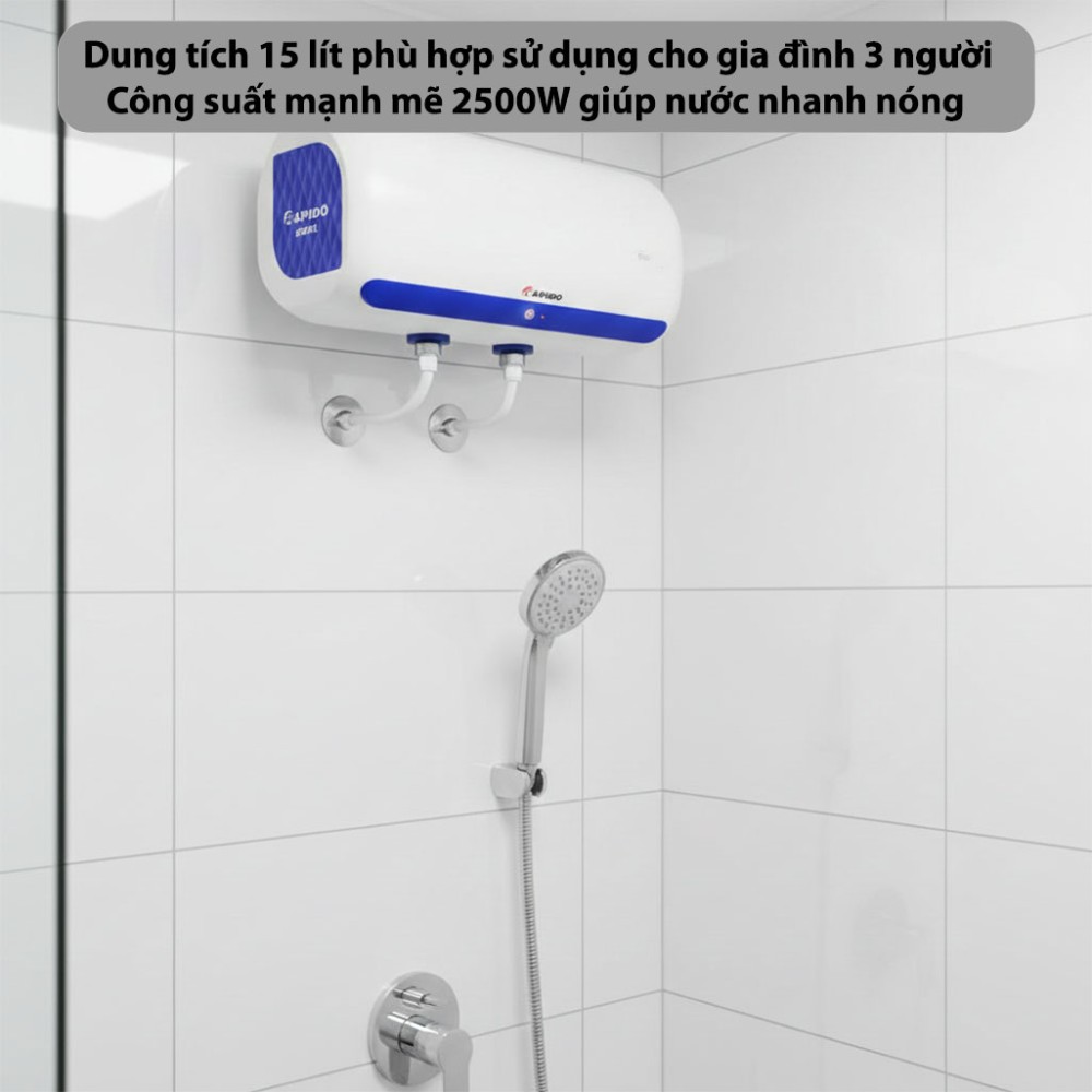 Bình nước nóng Rapido Obel RON-E15L - Hàng chính hãng