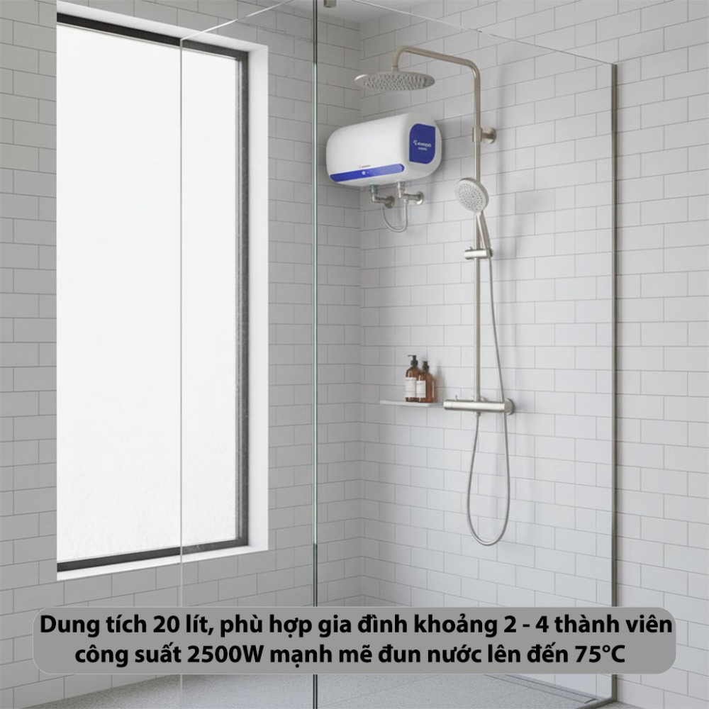 Bình nước nóng Rapido Obel RON-E20L - Hàng chính hãng