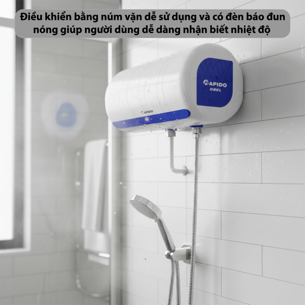 Bình nước nóng Rapido Obel RON-E20L - Hàng chính hãng