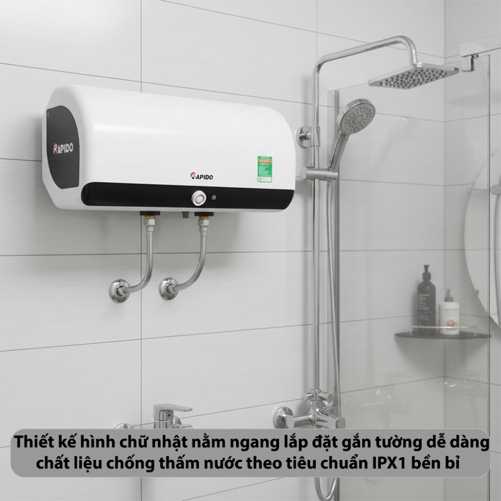 Máy nước nóng gián tiếp Rapido HE20L - Hàng chính hãng