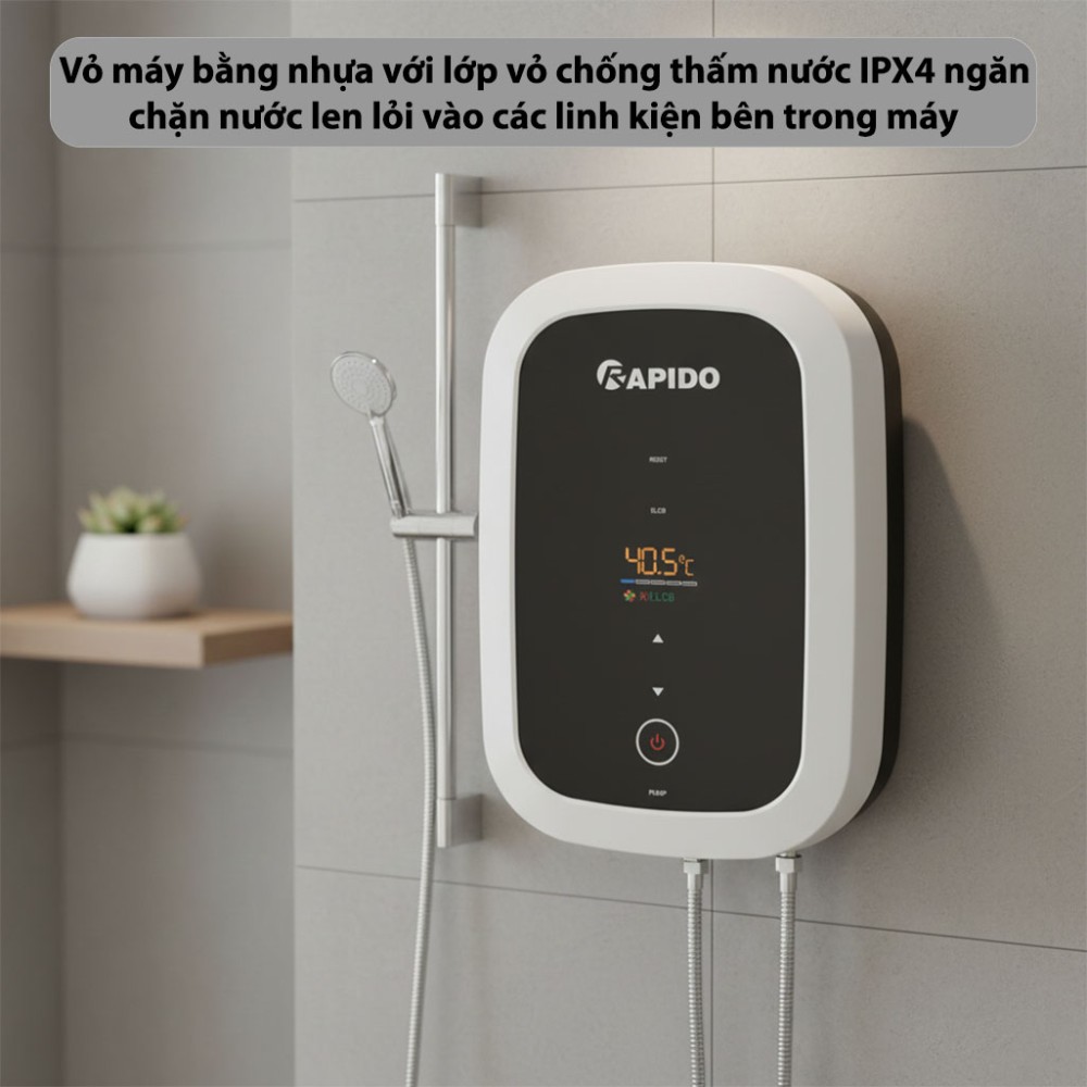 Máy nước nóng trực tiếp Rapido Stern RIG–DP4.5 - Hàng chính hãng