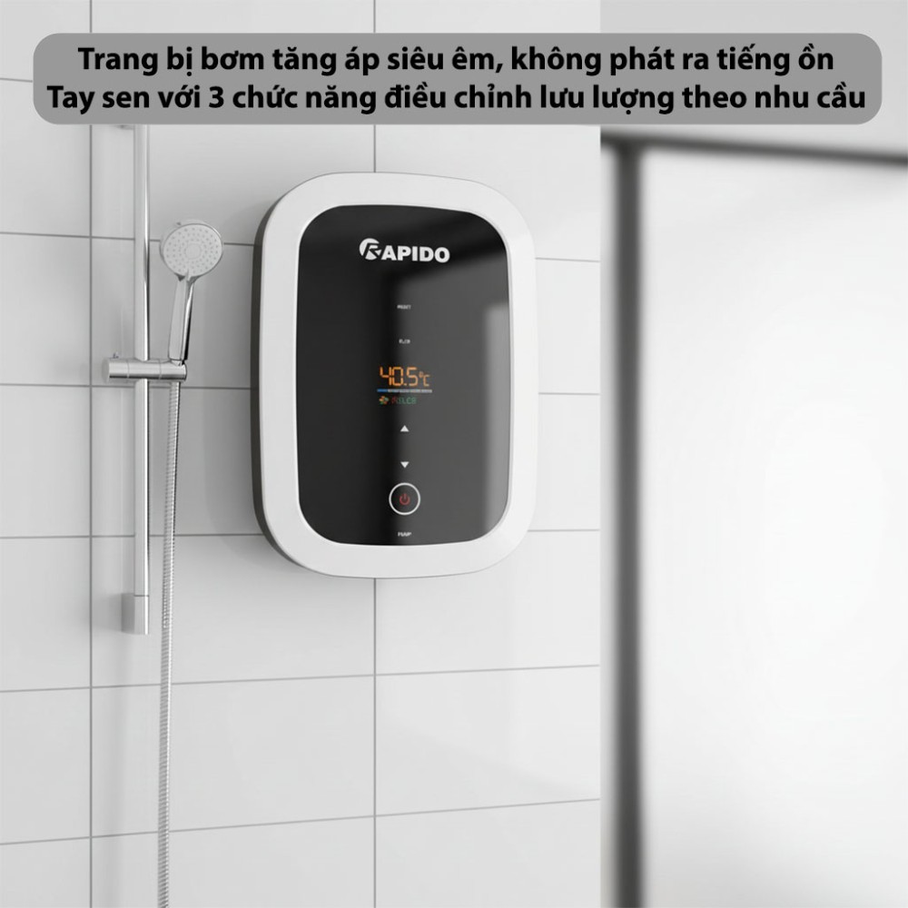 Máy nước nóng trực tiếp Rapido Stern RIG–DP4.5 - Hàng chính hãng