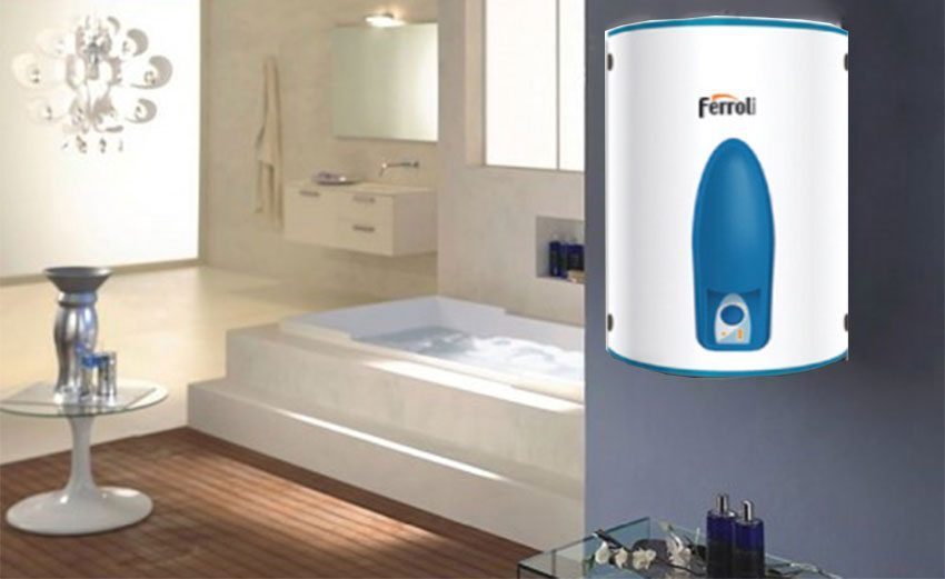 Thiết kế hiện đại, sang trọng của bình tắm nóng lạnh Ferroli Aquastore 200L