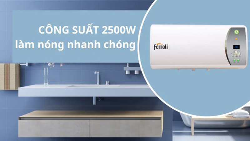 Máy hoạt động ổn định với công suất lớn 2500W vượt trội