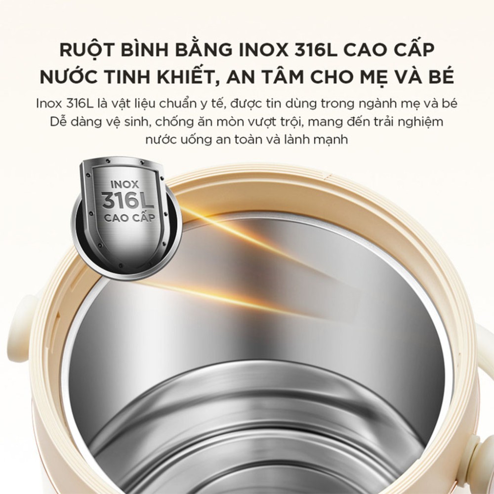 Bình thủy điện Bear EWB-5H30C60 3L - Hàng chính hãng