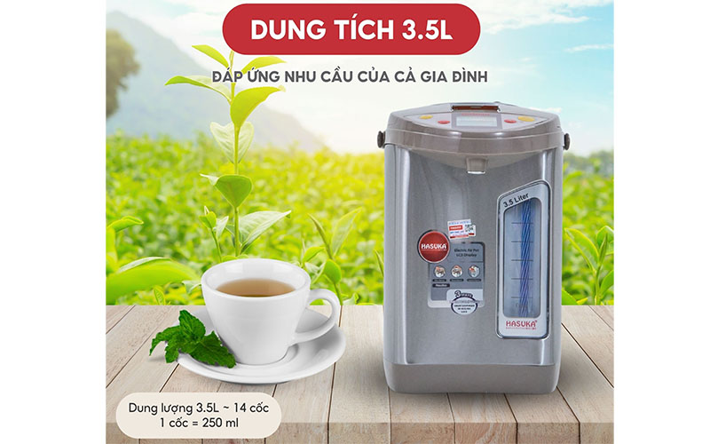 Dung tích của Bình thủy điện Hasuka HSK-5399