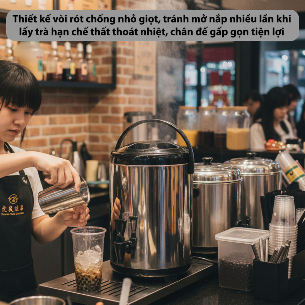 Bình ủ trà OEM 12L - Hàng chính hãng