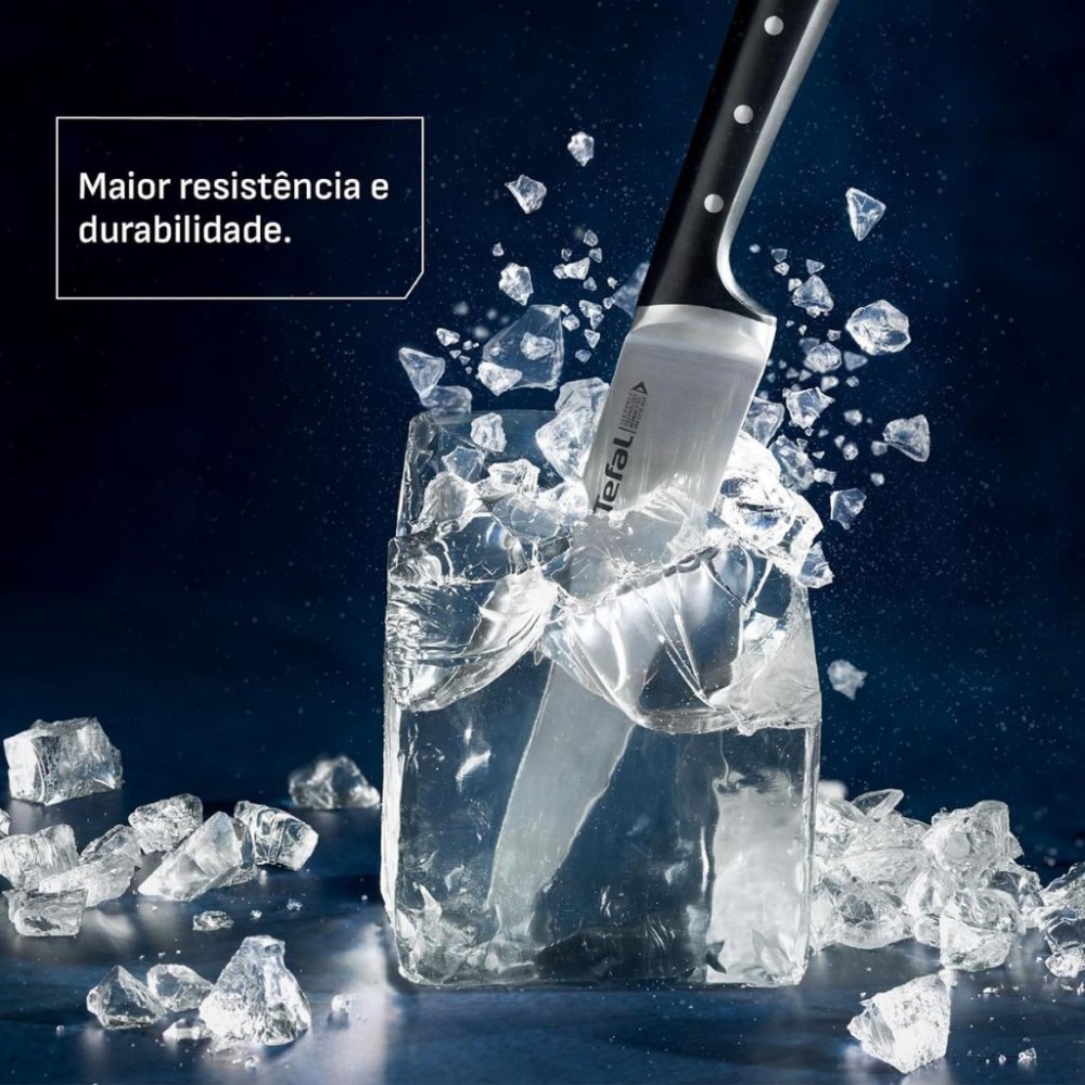 Bộ dao thép Đức 4 món Tefal Ice Force K2324S74 - Hàng chính hãng