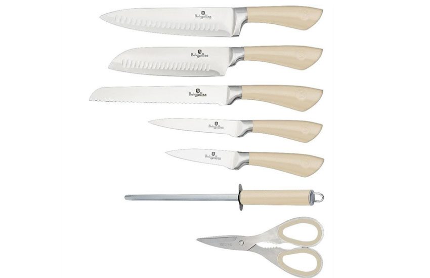 Chất liệu của bộ dao kéo nhà bếp Berlinger Haus 8 món Hafele 531.01.003