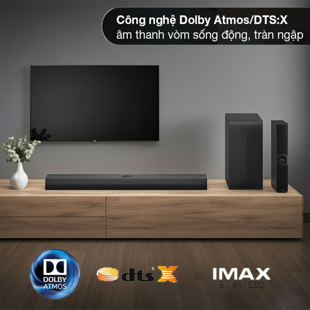 Bộ loa thanh LG S70TY 400W với công nghệ âm thanh hiện đại