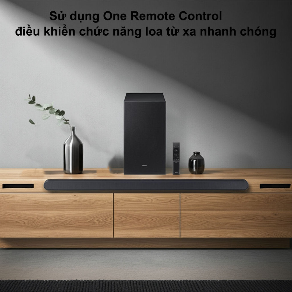 Bộ loa thanh Samsung 3.1 kênh HW-S700D/XV 250W trang bị điều khiển thông minh hiện đại