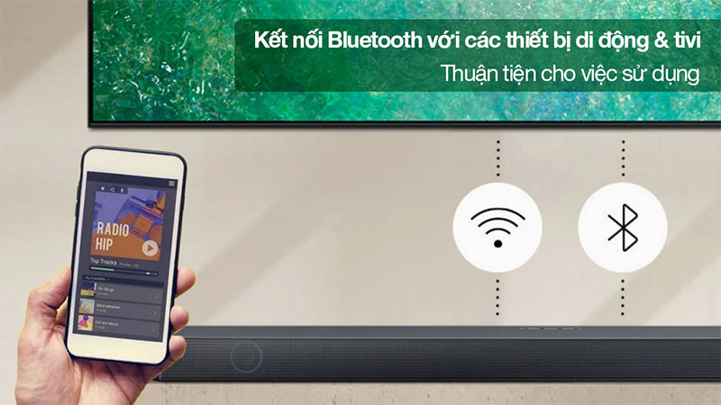 Kết nối Bluetooth của Bộ loa thanh Samsung HW-Q700C/XV