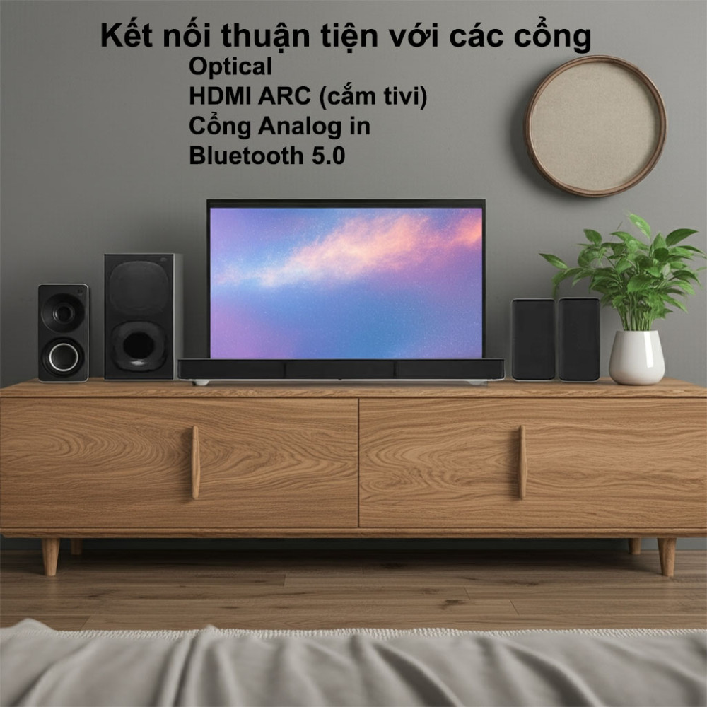 Bộ loa thanh Sony 5.1 HT-S20R với đa dạng cổng kết nối
