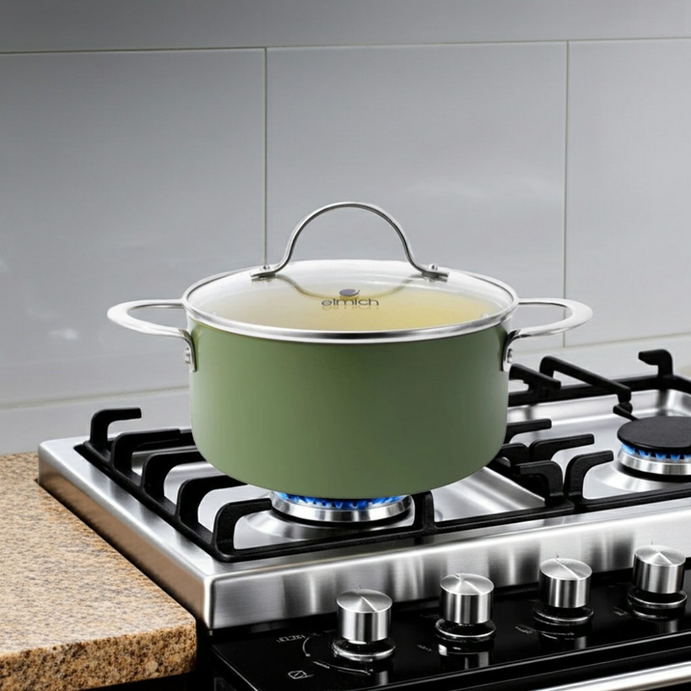 Bộ nồi 3 món Elmich Olive classic EL5242OV03  - Hàng chính hãng